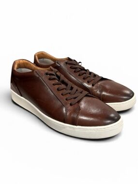 Men’s Flag LTD Mahogany Cameron Leather Sneakers-Size 9.5